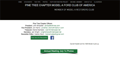 Desktop Screenshot of mainemodelafordclub.com